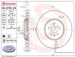 BREMBO 09.D722.23