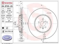 BREMBO 09.D723.23