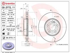 BREMBO 09.D772.11