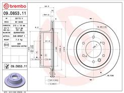 BREMBO 09.D853.11