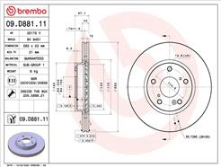 BREMBO 09.D881.11