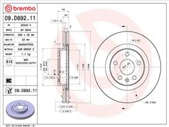BREMBO 09.D892.11