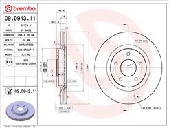 BREMBO 09.D943.11