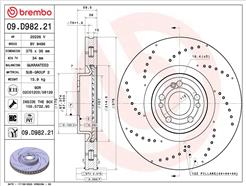 BREMBO 09.D982.21
