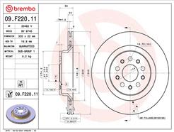 BREMBO 09.F220.11