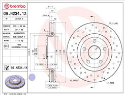 BREMBO 09.N234.1X