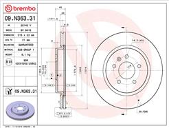 BREMBO 09.N363.31