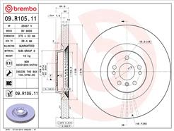 BREMBO 09.R105.11