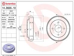 BREMBO 14.D635.10