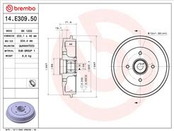 BREMBO 14.E309.50