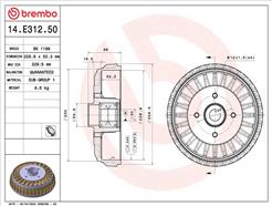 BREMBO 14.E312.50
