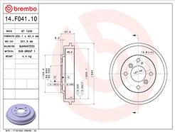 BREMBO 14.F041.10
