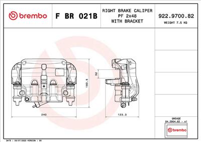 BREMBO F BR 021B