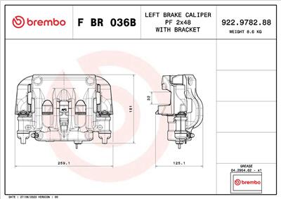 BREMBO F BR 036B