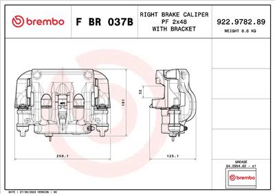 BREMBO F BR 037B