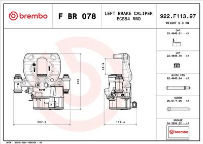 BREMBO F BR 078