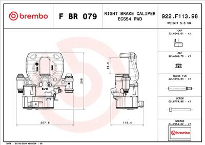 BREMBO F BR 079