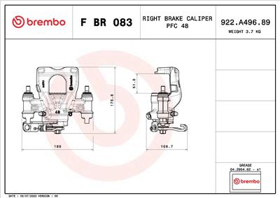 BREMBO F BR 083