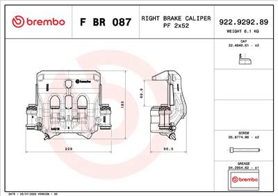 BREMBO F BR 087