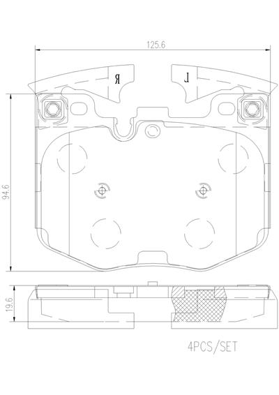 BREMBO P06099NX EAN: 8020584130773.