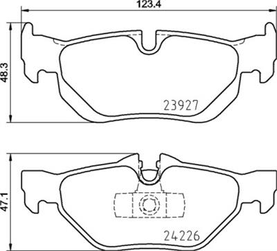 BREMBO P 06 105 Číslo výrobce: 24226. EAN: 8020584087336.