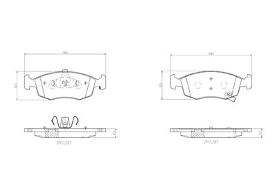BREMBO P 11 031 Číslo výrobce: 25324. EAN: 8020584102855.