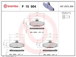 BREMBO P 15 004