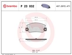 BREMBO P 23 032