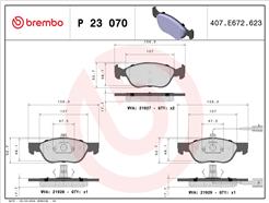 BREMBO P 23 070