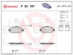 BREMBO P 23 107