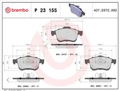 BREMBO P 23 155