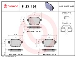 BREMBO P 23 156