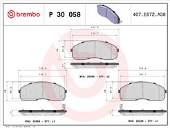 BREMBO P 30 058