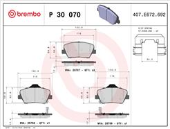 BREMBO P 30 070