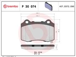 BREMBO P 30 074