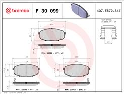 BREMBO P 30 099