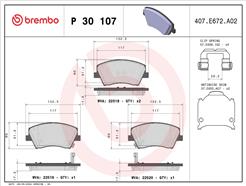 BREMBO P 30 107