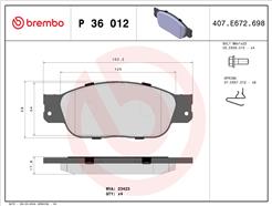 BREMBO P 36 012