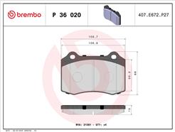 BREMBO P 36 020