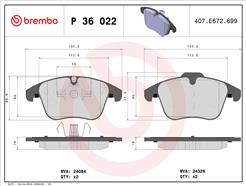 BREMBO P 36 022