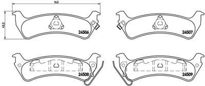 BREMBO P 37 012 Číslo výrobce: 24508. EAN: 8020584091142.