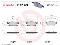 BREMBO P 37 022