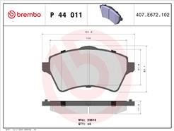 BREMBO P 44 011