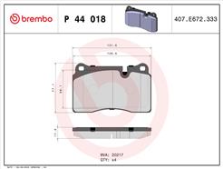 BREMBO P 44 018