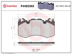 BREMBO P44023NX