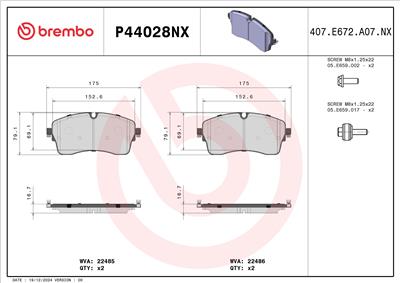 BREMBO P44028NX