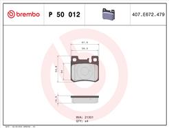 BREMBO P 50 012