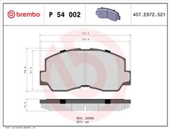BREMBO P 54 002