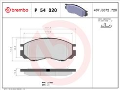 BREMBO P 54 020