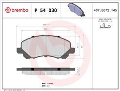 BREMBO P 54 030
